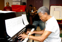 Germaine Bazzle with Jazzcamp Students